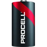 Battery: D, Everyday, Alkaline, 1.5V DC, Procell Constant, 12 PK (MPN PC1300)
