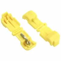 3M Insulation Displacement Connector: 1 Ports, Yellow, 12 AWG – 12 AWG Run Size Range, 600 V (MPN 953K-BULK)