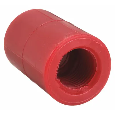NIBCO Pipe Coupling: Polyvinylidene, 2 in x 2 in Fitting Pipe Size, Schedule 80 - UV-Resistant Schedule 80 Pipe Fittings
