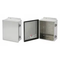HOFFMAN Enclosure: Aluminum, 10 in x 8 in x 4 in, NEMA 12/13, Solid Cover, Hinged (MPN A1008CHAL)