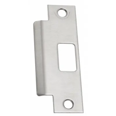 BEST 8KS3626 Lipped Strike Plate, Chrome Finish - Lipped Strike Plates
