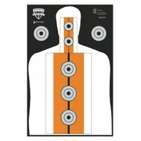 ACTION TARGET Shooting Range Targets: Paper, Silhouette Target, 35 in Ht, 23 in Wd, 50 PK (MPN Z-FLEX-DC-50)