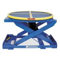 BISHAMON Pallet Positioner and Level Loader: Wt Actuated, 4,000 lb Load Capacity, 50 in Overall Lg (MPN EZ Loader)