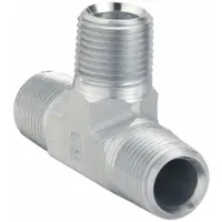PARKER Metal Pipe Tee: Tee, Steel, 1/2 in x 1/2 in x 1/2 in, 6,000 psi (MPN 1/2 RRS-S)