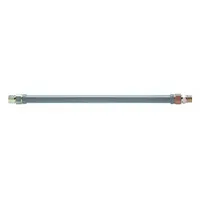 Gas Connector: 1 1/4 in Hose Inside Dia., 5 ft Hose Lg, 725,500 BTU Capacity, Gray, MIP x FIP (MPN 61-6162-60)