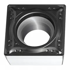 Square indexable turning insert with MK4 chipbreaker geometry for medium machining. Suitable for general turning, facing, and profiling operations on steel, stainless steel, and cast iron. Available in two variants: SPGT3(2.5)1-MK4 (3 mm inscribed circle, 2.5 mm thickness) and SPGT09T304-MK4.