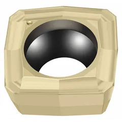 Indexable drill insert for precision drilling in machining operations. Designed for use with compatible drill bodies, it is suited for metal cutting applications on ferrous and non-ferrous materials.