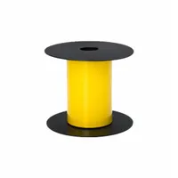 Continuous Label Stock: 4 in x 25 ft, Vinyl, Yellow (Gloss), Indoor/Outdoor (MPN BMSLT401M)