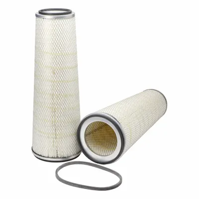 FLEETGUARD Automotive Air Filter: Round-Oval, Engine, Axial Seal, 10 13/32 in Outside Dia - Round/Oval Engine Air Filters