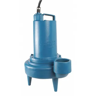 BARNES Sewage Ejector Pump: Cast Iron, Three Phase, 3 hp, 575V AC - General Purpose Sewage Ejector Pumps