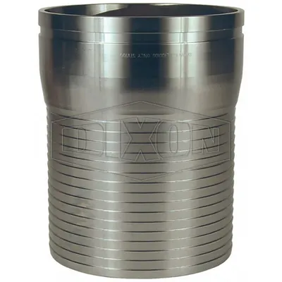 DIXON Barbed Hose Fitting: For 1 in Hose I.D., Steel x Steel, 1 in x 1 in Fitting Size - Multipurpose (Air, Water, Chemical) Barbed Combination Nipples