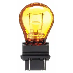 3157NA-2PK Amber S8 Wedge Base Lamp, 14V AC, Double Filament