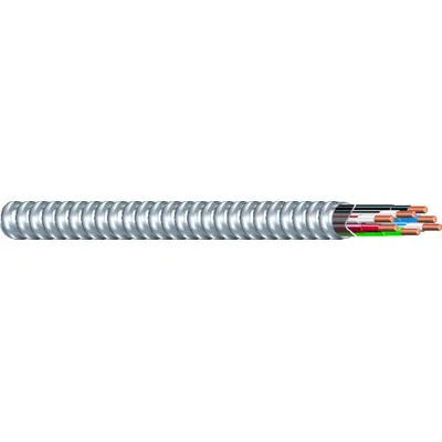 SOUTHWIRE Metal Clad Cable: 12 AWG, 6 Conductors, Copper, 1,000 ft, Aluminum, Std - Multi-Circuit Metal-Clad Cables