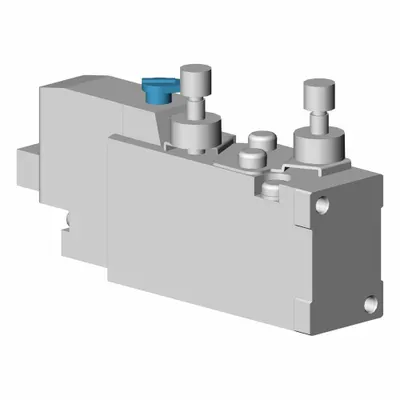 SMC Solenoid Air Control Valve: Five-Way / Two-Position, SYJ5000, Single Solenoid - SMC SYJ Series Directional Control Valves