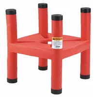 SNYDER INDUSTRIES Tank Stand: 40 in L x 31 in W x 40 in H x 30 in Dia., Plastic, Red (MPN 1690001N97602)
