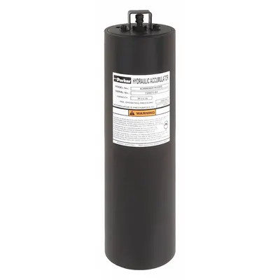 Parker Piston Accumulator: 58 cu in Fluid Volume, 63 cu in, 220 gpm Max. Flow - Piston Accumulators