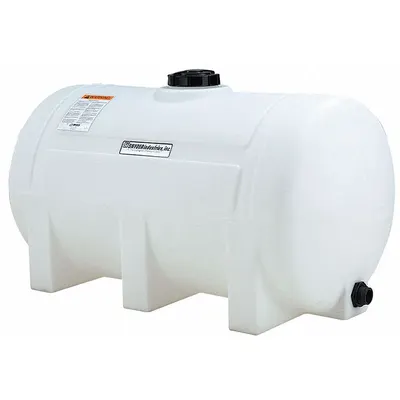 SNYDER INDUSTRIES Storage Tank: Single Wall, Horizontal, 125 gal, Closed Top - Horizontal Liquid Storage Tanks