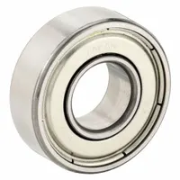 EZO Miniature Ball Bearing: R6, Dbl Shield, 3/8 in Bore, 7/8 in OD, 0.281 in Wd, Alloy Steel Ring (MPN R6ZZA3MC3SRL)