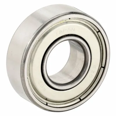 EZO Miniature Ball Bearing: R6, Dbl Shield, 3/8 in Bore, 7/8 in OD, 0.281 in Wd - High-Precision Radial Ball Bearings