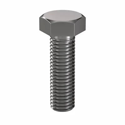 LINDSTROM Hex Head Cap Screw: Steel, Class 8.8, Plain, M12, Metric, 40 mm lg, Fully Threaded - Class 8.8 Steel Hex Head Cap Screws