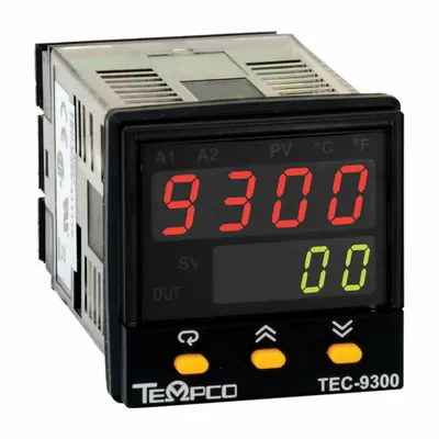 TEMPCO Temperature Controller: TEC-9300, 1/16 DIN Size, Universal, PID, 90 to 264V AC - Temperature Controllers