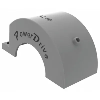 POWER DRIVE Chain Coupling Cover: 60, Aluminum, 2 15/16 in Overall Wd - Chain Coupling Covers