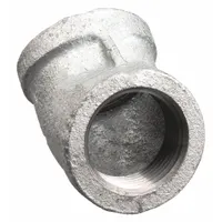 ANVIL Metal Pipe Elbow: 45° Elbow, 300 psi @ 150° F, 3/4 in x 3/4 in, Malleable Iron, Made in USA (MPN 0311023600)