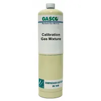 GASCO Calibration Gas: Argon, Disposable, +/-5% Accuracy, CO2, Calibration Gas, Calibration Gas (MPN X02AR75CP172VT6)