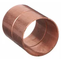 NIBCO Sweat Fitting Coupling: 6 in CTS x 6 in CTS, Cup x FTG, Dimple Center Stop, Wrot Copper (MPN 600 6)