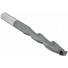 This general purpose carbide ball end mill features a 1/2" mill diameter, 1-1/2" length of cut, and 6" overall length. It has 2 flutes and an AlTiN coating for enhanced wear resistance. The ball nose design enables contouring, slotting, and profiling in metalworking, suitable for 3D machining of curved surfaces in tool and die, mold making, and general machining applications.