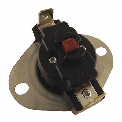 Supco Temperature Limit Controller: Open on Rise, SPST, 290°F Opening, Manual Reset - Surface Mount Limit Controls