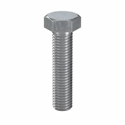 LINDSTROM Hex Head Cap Screw: Steel, Class 8.8, Zinc Plated, M14, Metric, 60 mm lg - Class 8.8 Steel Hex Head Cap Screws