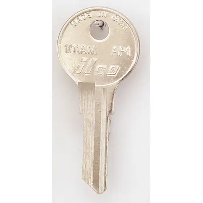 KABA ILCO Key Blank: Compatible with Chicago Locks, Key ID # AP1, 6 Pins - Office Furniture Key Blanks