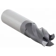 This general purpose carbide square end mill features an AlTiN coating for heat and wear resistance. With 4 flutes, a 21/32" mill diameter, 1-1/2" length of cut, and 4" overall length, it is suited for milling steel, stainless steel, and cast iron in dry or high-speed machining operations.