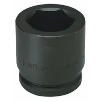 WRIGHT TOOL Impact Socket: 2 1/2 in Drive Size, SAE, 2 1/4 in Socket Size, 6-Point, Std, Black Oxide (MPN 85818)