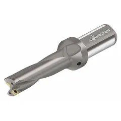 Indexable drill bit for general drilling applications in metalworking and industrial machining. Features replaceable cutting edges to extend tool life. Suitable for efficient hole-making in a range of materials, supporting high-productivity operations in manufacturing and maintenance environments.