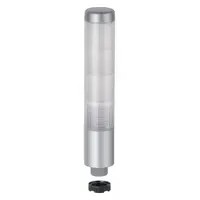 WERMA Tower Light Assembly: 4 Tier, Blue/Green/Red/Yellow, Sounder Tier Included, 209 mm Overall Ht (MPN 69945075)