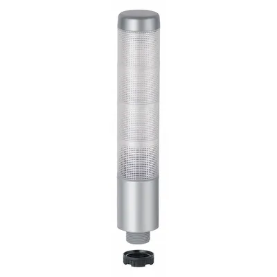 WERMA Tower Light Assembly: 4 Tier, Blue/Green/Red/Yellow, Sounder Tier Included - Four-Tier Tower Light Assemblies