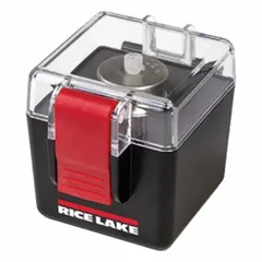 This kit contains a single stainless steel cylinder calibration weight with a 2 kg nominal mass, classified as Class 1 accuracy. It is used for verifying and calibrating industrial scales and balances in material handling and quality control applications. A glove is included for handling.