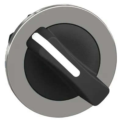 SCHNEIDER Short-Handled Selector Switch: 30 mm Panel Mount Size, 2 Positions - Selector-Switch Operators