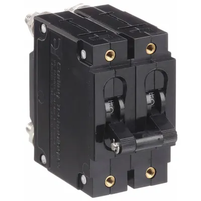 CARLING TECHNOLOGIES Panel Mount Circuit Breaker: 70 A Amps, 240/277V AC, 125V DC, Threaded Insert - Toggle Style, Front Panel-Mount Miniature Circuit Breakers