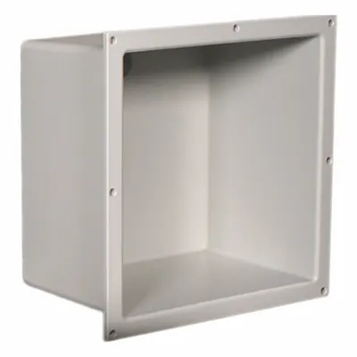 AIRCLEAN SYSTEMS Molded Sink: Molded Sink, 12 in Overall Wd, 12 in Overall Lg - Cup Sink Cutouts
