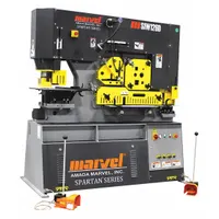 MARVEL Ironworker: 230V AC /Three-Phase, 5 Stations, 126 Tonf Hydraulic Force, 42 A Current (MPN MSIW126D)
