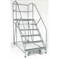 COTTERMAN Mobile Work Platform: 5 ft Platform Ht - Max, 36 in x 60 in, Steel, 800 lb Load Capacity (MPN 6WP3660RA3B4B8AC1P6)