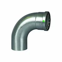 VIEGA PROPRESS Crimp Elbow Fitting: 2 1/2 in CTS x 2 1/2 in CTS Size, 90° Elbow, Press-fit x FTG (MPN 80520)