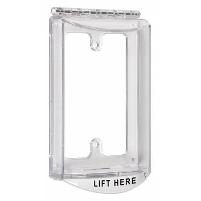 SAFETY TECHNOLOGY INTERNATIONAL Protective Cover: Polycarbonate, 4 7/16 in Overall Dp - Covers for Alarms & Wall Fixtures