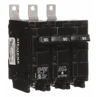 Miniature Circuit Breaker: 90 A Amps, 240V AC, 3 Poles, Std (MPN B390H)