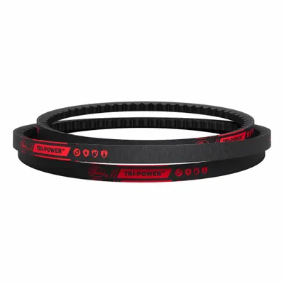 GATES Cogged V-Belt: CX255, 257 in Outside Lg, 7/8 in Top Wd, 17/32 in Thick - CX Section V-Belts