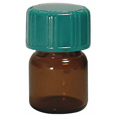 QORPAK Sample Vial: 1.25 mL, Includes Closure, Thermoset, 14.75 mm Body Dia, Square - Glass Sample Vials