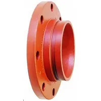 GRUVLOK Metal Pipe Flange: Flange, 6 in, 300 psi, Ductile Iron, Grooved, 2 3/4 in Lg (MPN 0390202505)